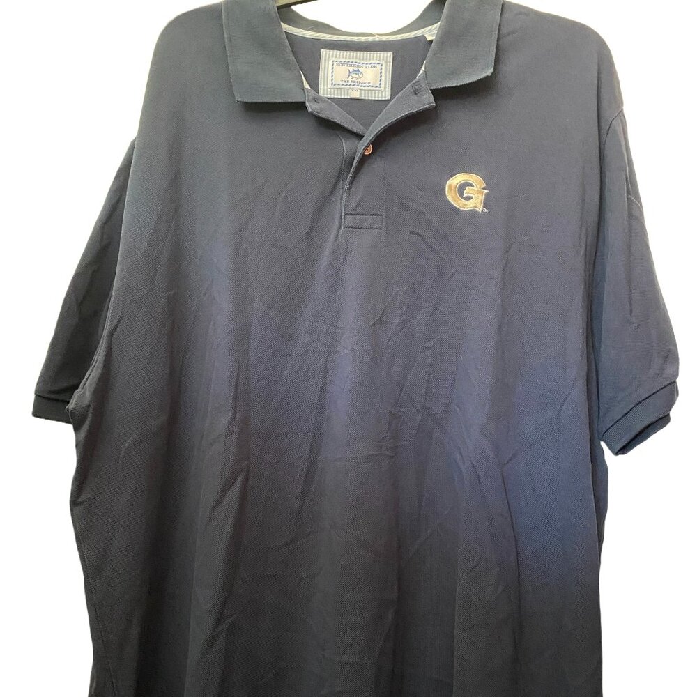 Georgetown Hoyas Southern Tide The Skipjack Polo Shirt, XXL